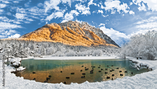 Schilderij op canvas Lake Jasna