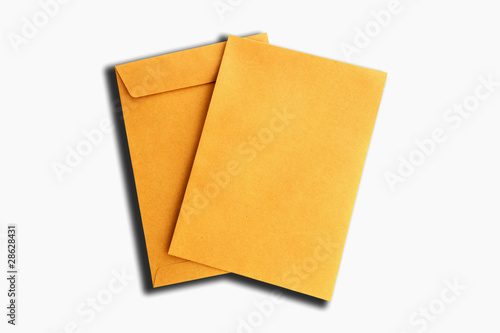 Brown letter envelope