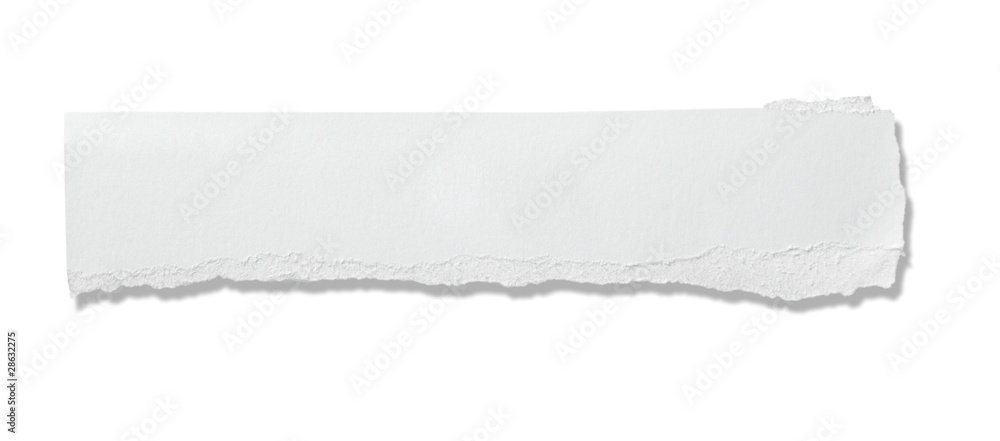 white paper ripped message background