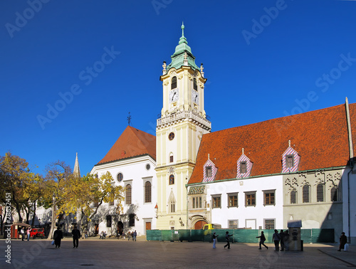City Hall in the Old Town of Bratislava, Slovakia