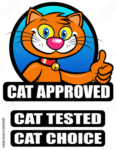 Cat Approved / Tested / Choice Seal