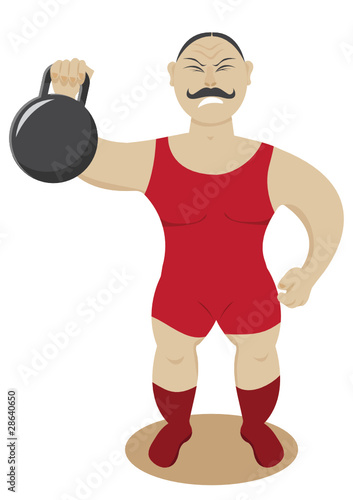 Circus strongman