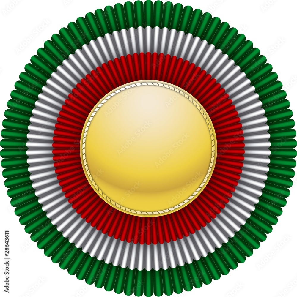 italian cockade coccarda italiana Stock Vector Adobe Stock