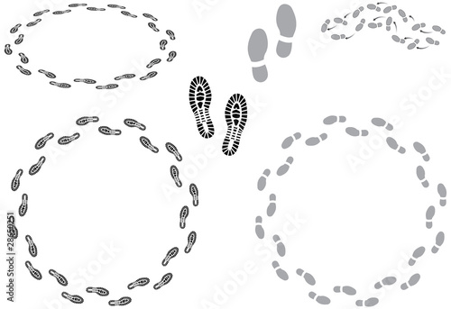 Footprints and going round in circles