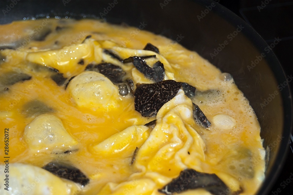 Omelette aux truffes Omelette aux truffes