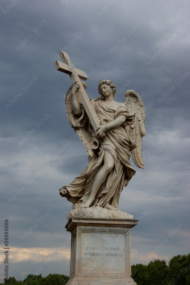 Holy angel with a cross, Rome