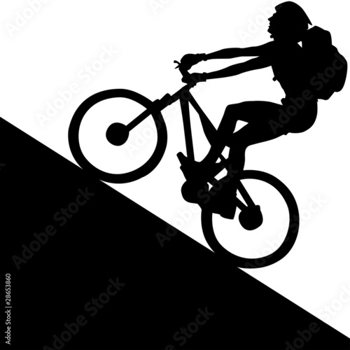 Radfahrer Mountainbike