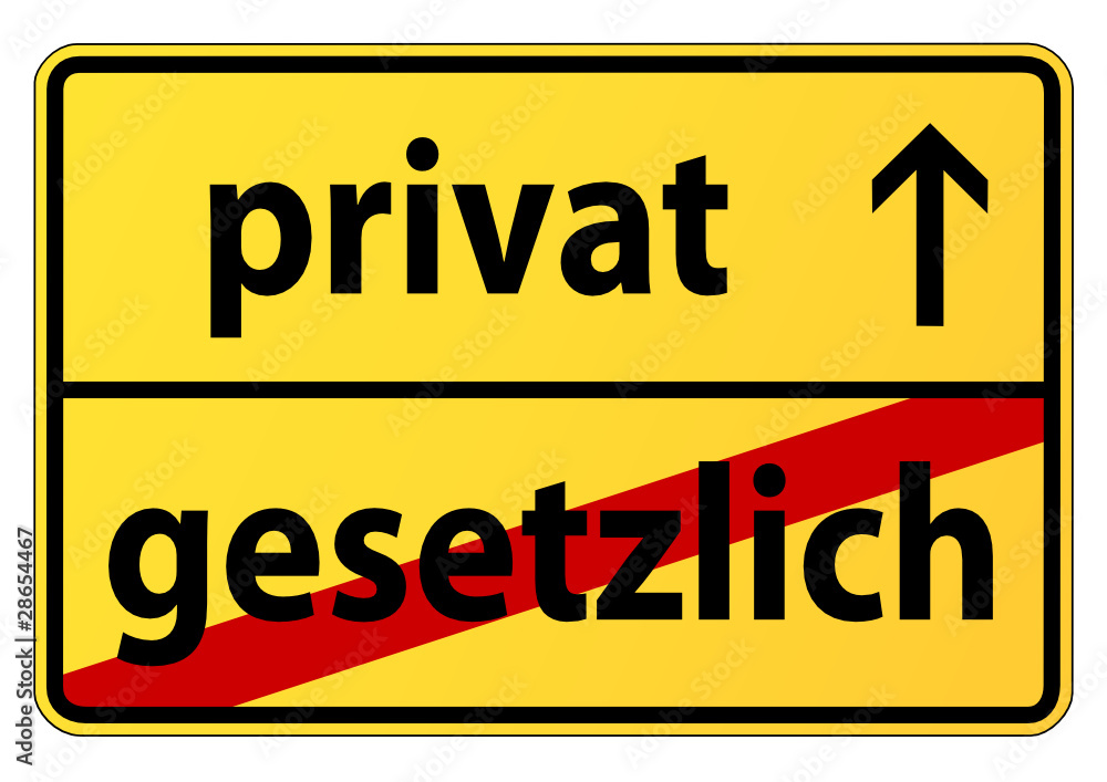 gesetzlich vs. privat