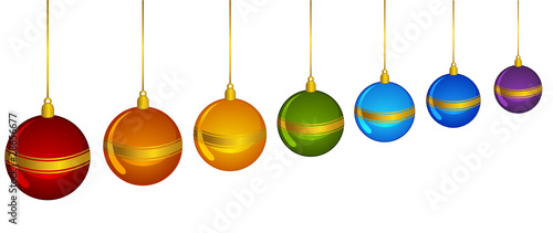 Christmas decoration with bolls