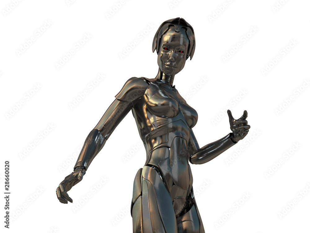 Robotic woman
