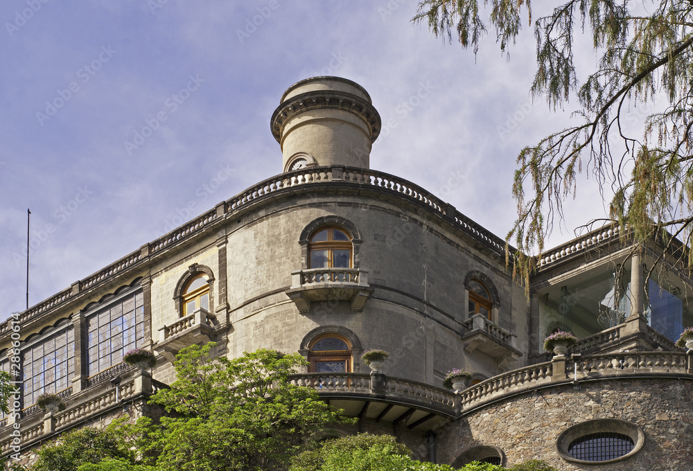 Fototapeta premium Section of a castle in Mexico