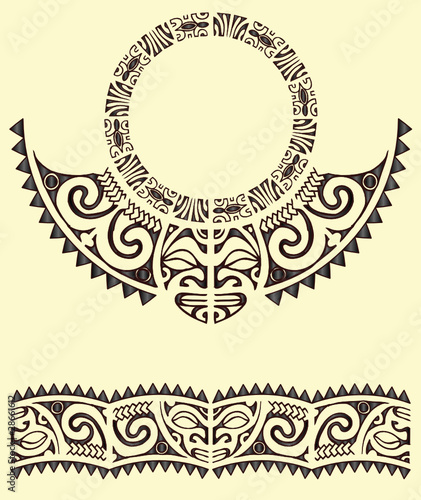 tribal maori armband