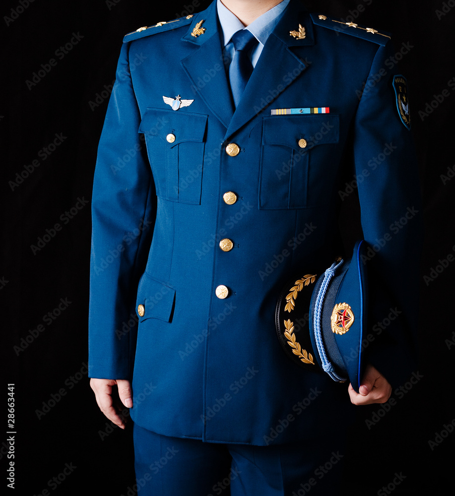 Chinese Air Force officers uniforms 素材庫相片| Adobe Stock