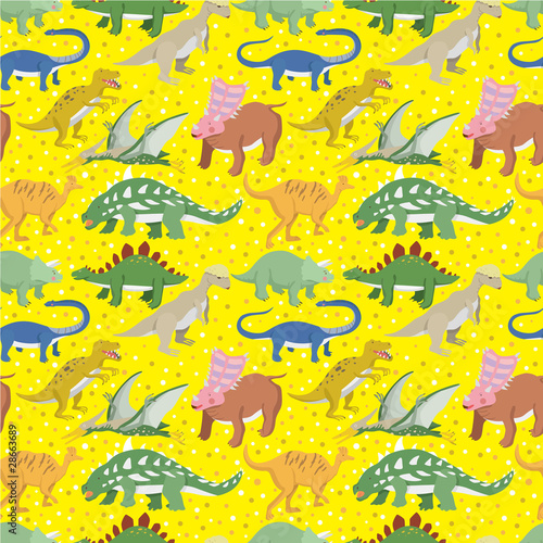 seamless Dinosaur pattern
