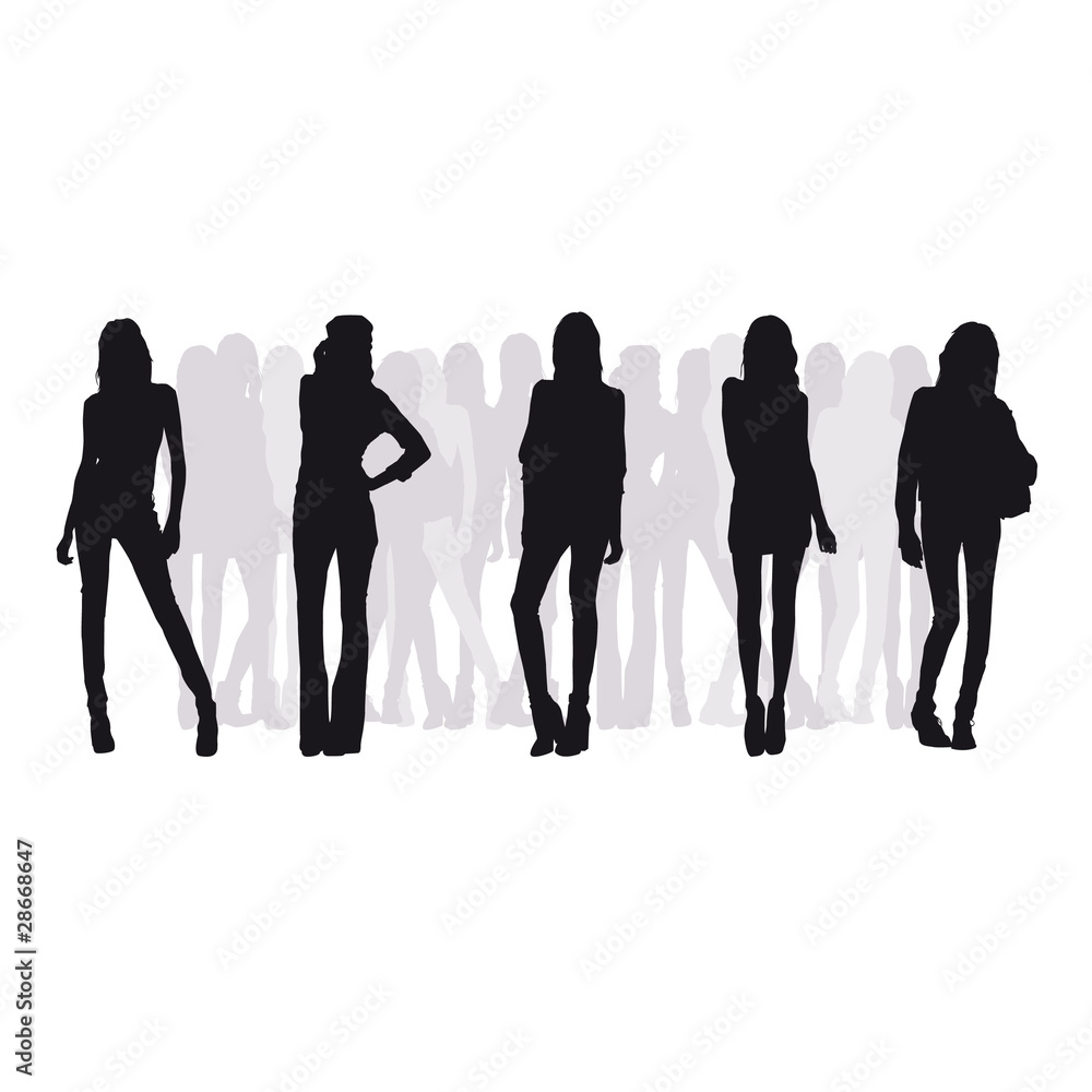 Silhouettes de femmes