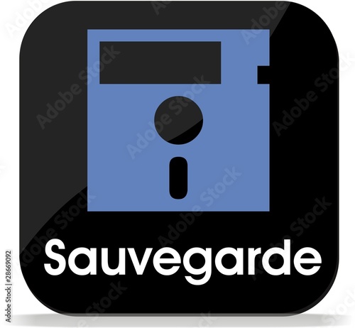 bouton sauvegarde