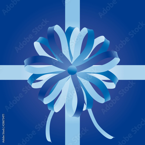 Bow gift present vector illustation