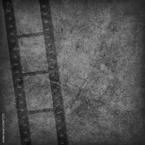 Grunge graphic abstract background with film