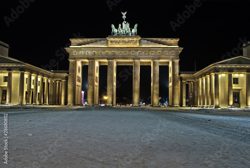 The Brandenburg gate, Berlin, Germany