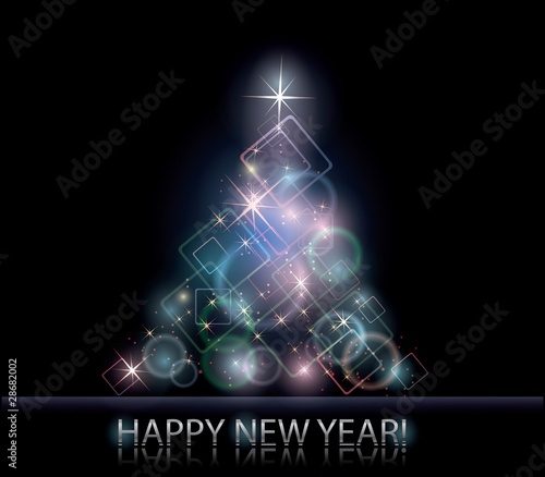 Abstract Christmas Tree