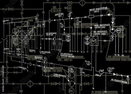 The engineering scheme of automation of heat-mechanical decision