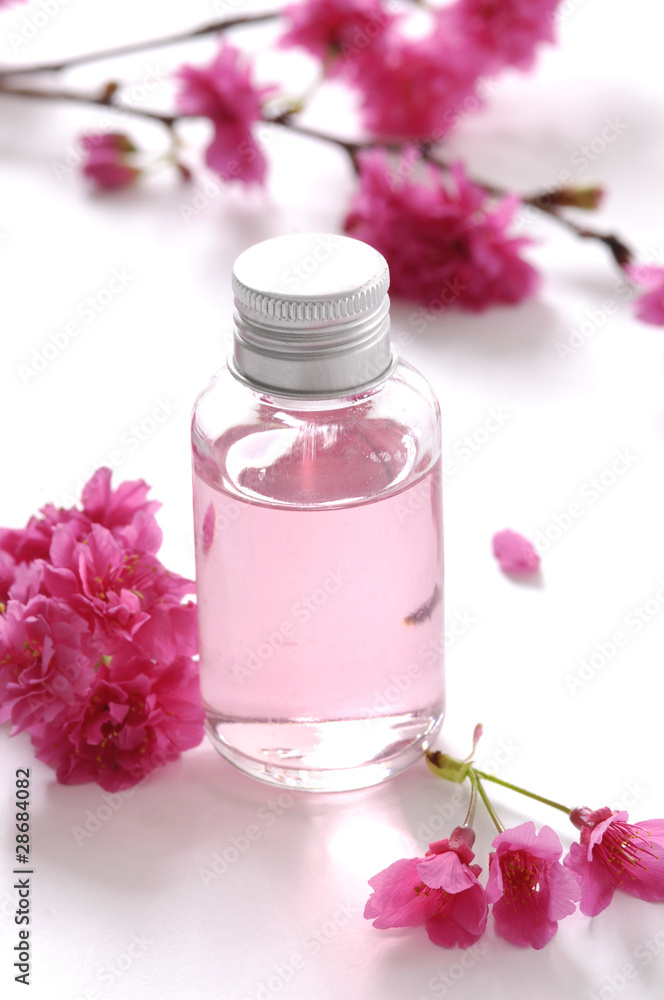 spa liquid and cherry flower spa liquid and cherry flower