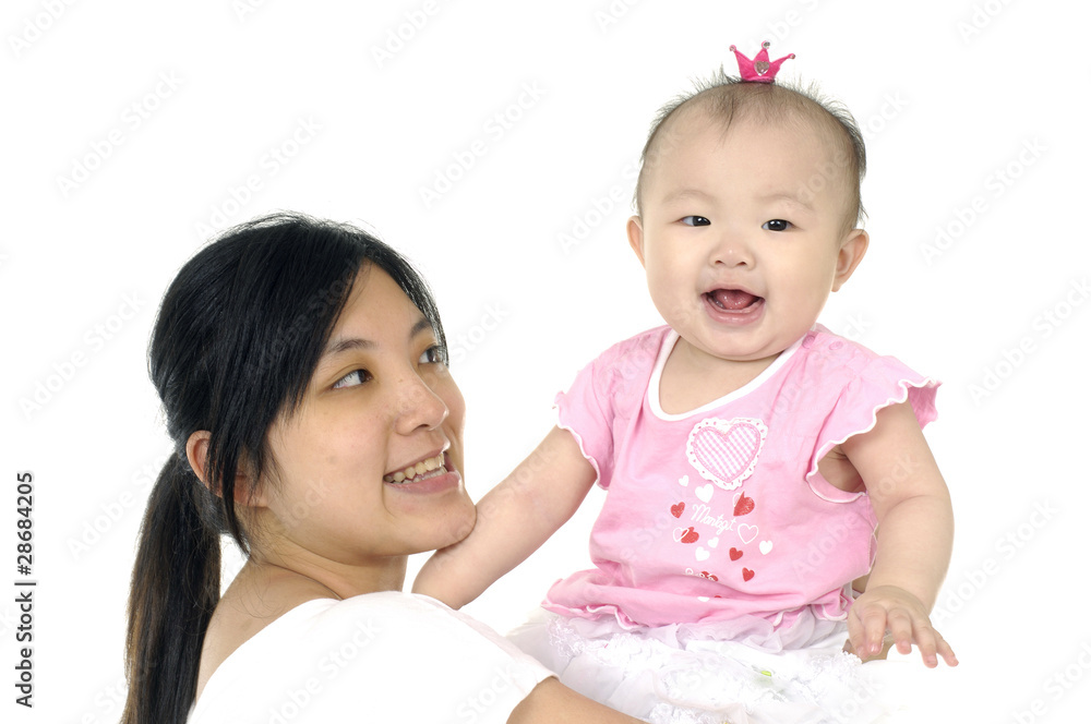 Young mother playing with her little toddler girl Young mother playing with her little toddler girl
