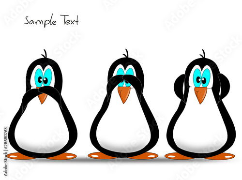 Drei Pinguine
