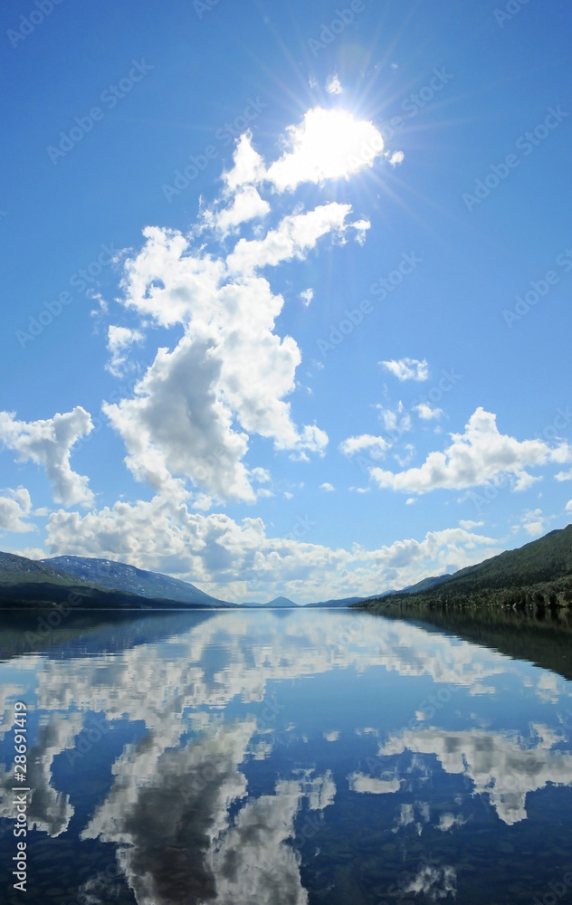 Norwegian Lake Scenery