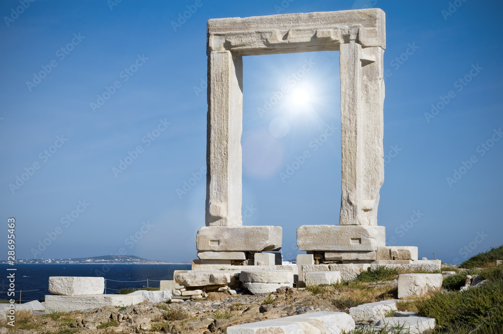 Portara, the Temple of Apollo.Taken on Naxos, Greece
