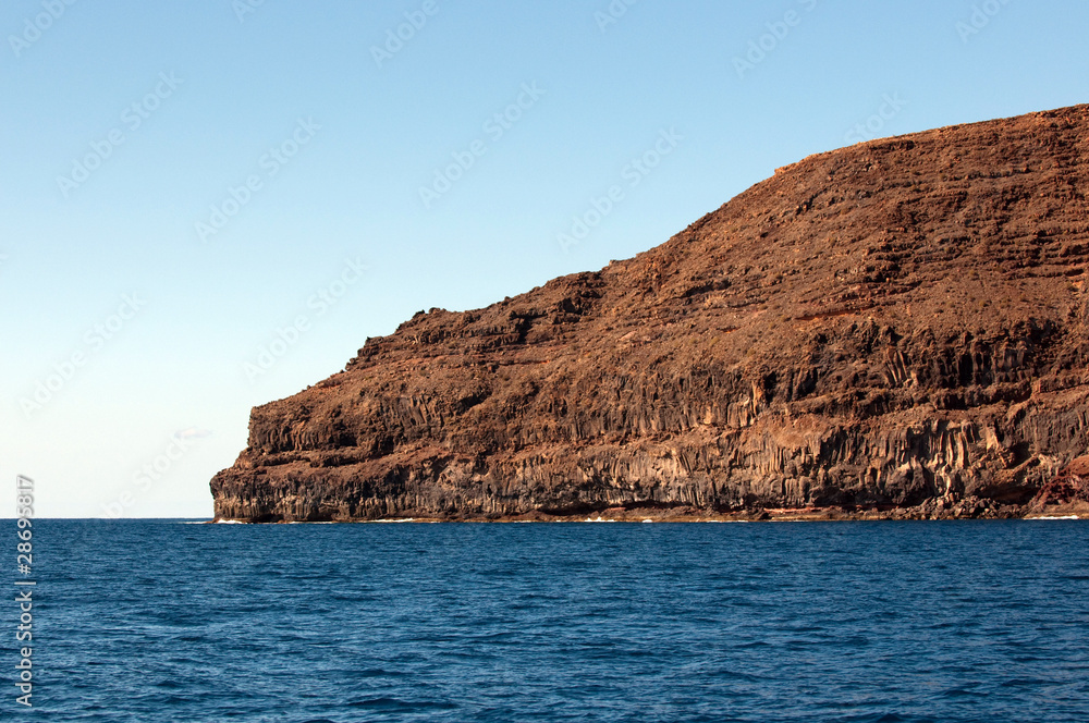 Coastline of La Gomera, Canary islands