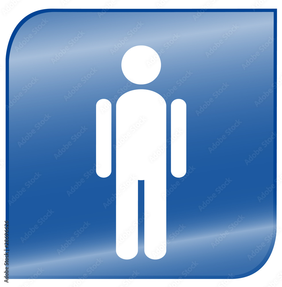 Obraz premium Mann_WC