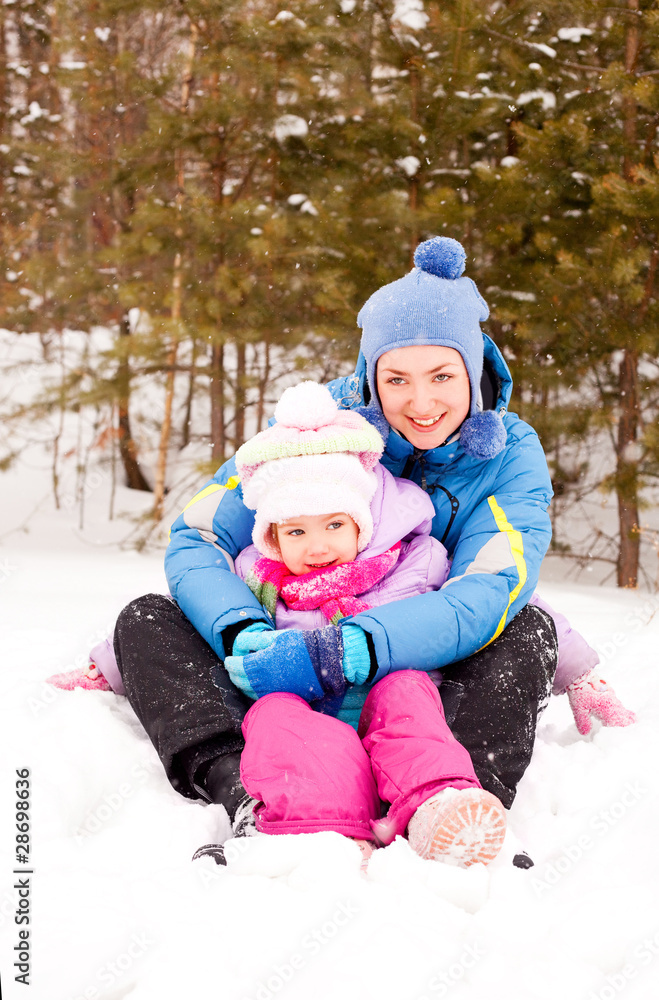 mother and daughter