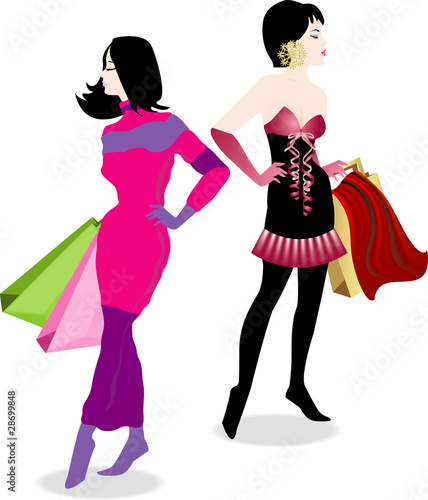 women shopping