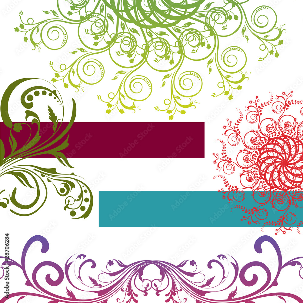 abstract floral background abstract floral background