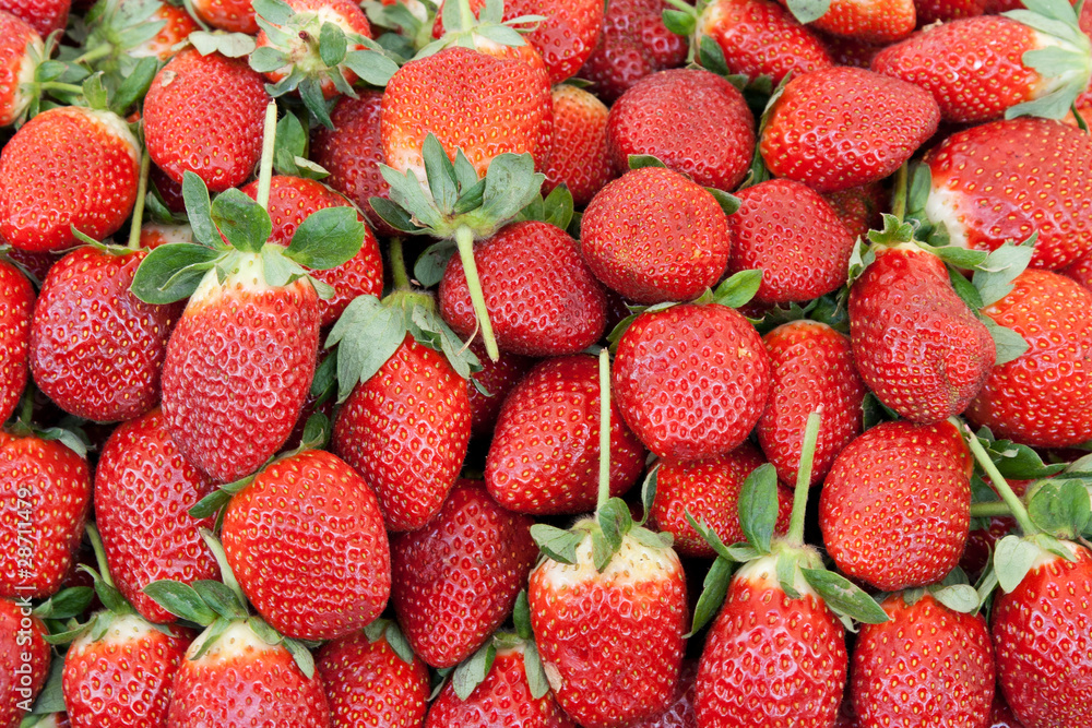 Ripe red strawberries Ripe red strawberries