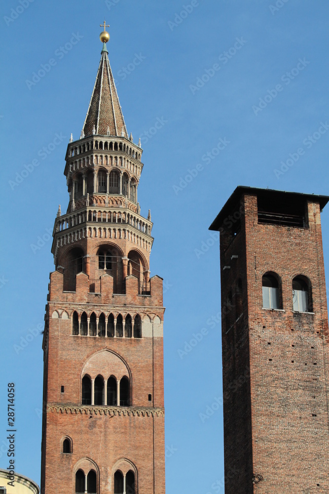 Obraz premium cremona - torrazzo