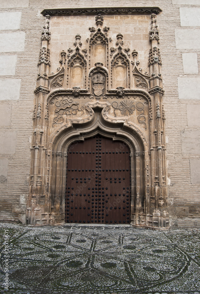 Fachada de la Iglesía del Convento de Santa Isabel, Granada
