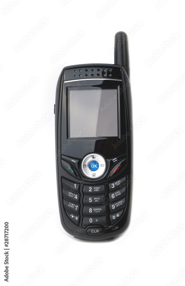 Mobile phone isolated on white background. Mobile phone isolated on white background.