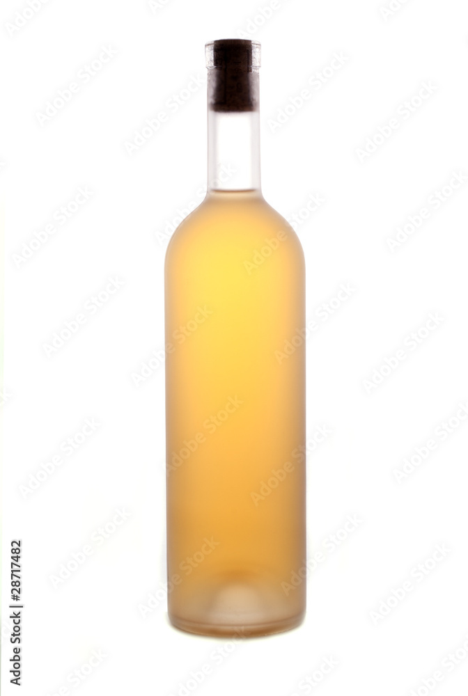 Wine bottle isolated on white background. Wine bottle isolated on white background.