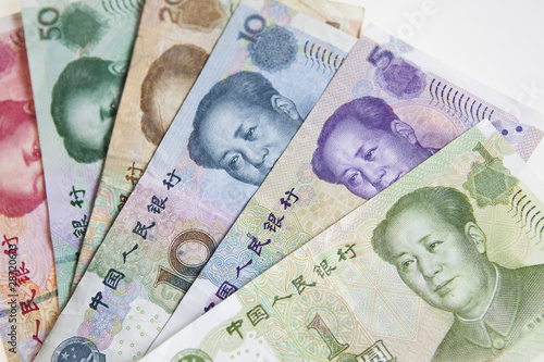 Canvas Print Chinese Currency or yuan
