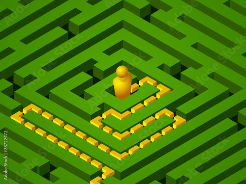 Green maze success