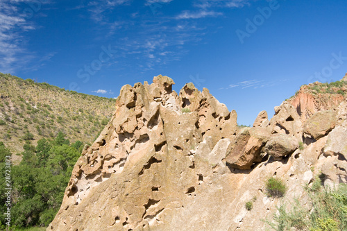 Ash Deposits Valles Caldera Bandelier National Monument NM USA