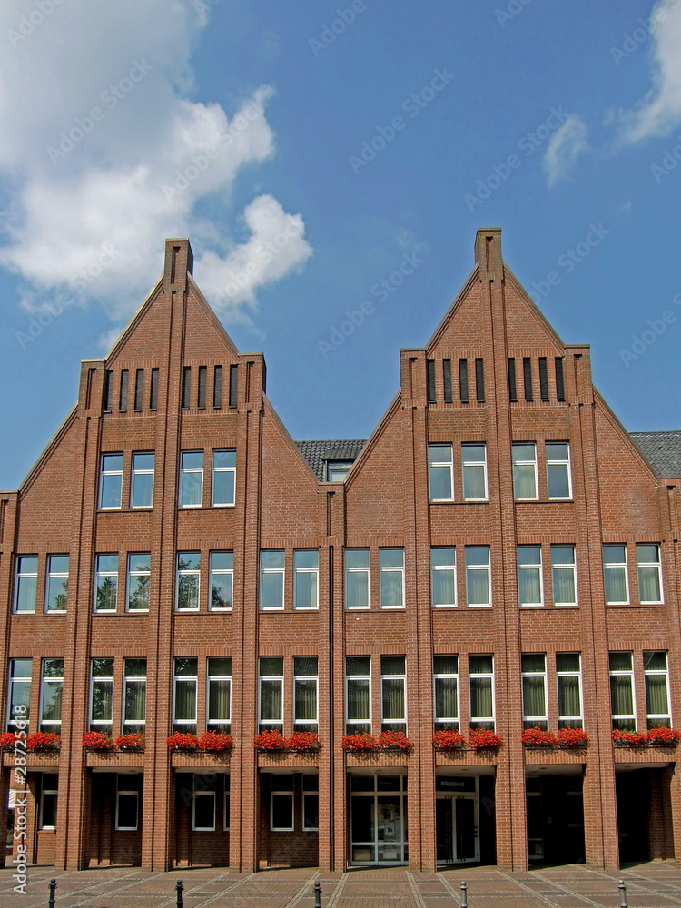 Fototapeta premium Bürgerhaus in Rees am Niederrhein