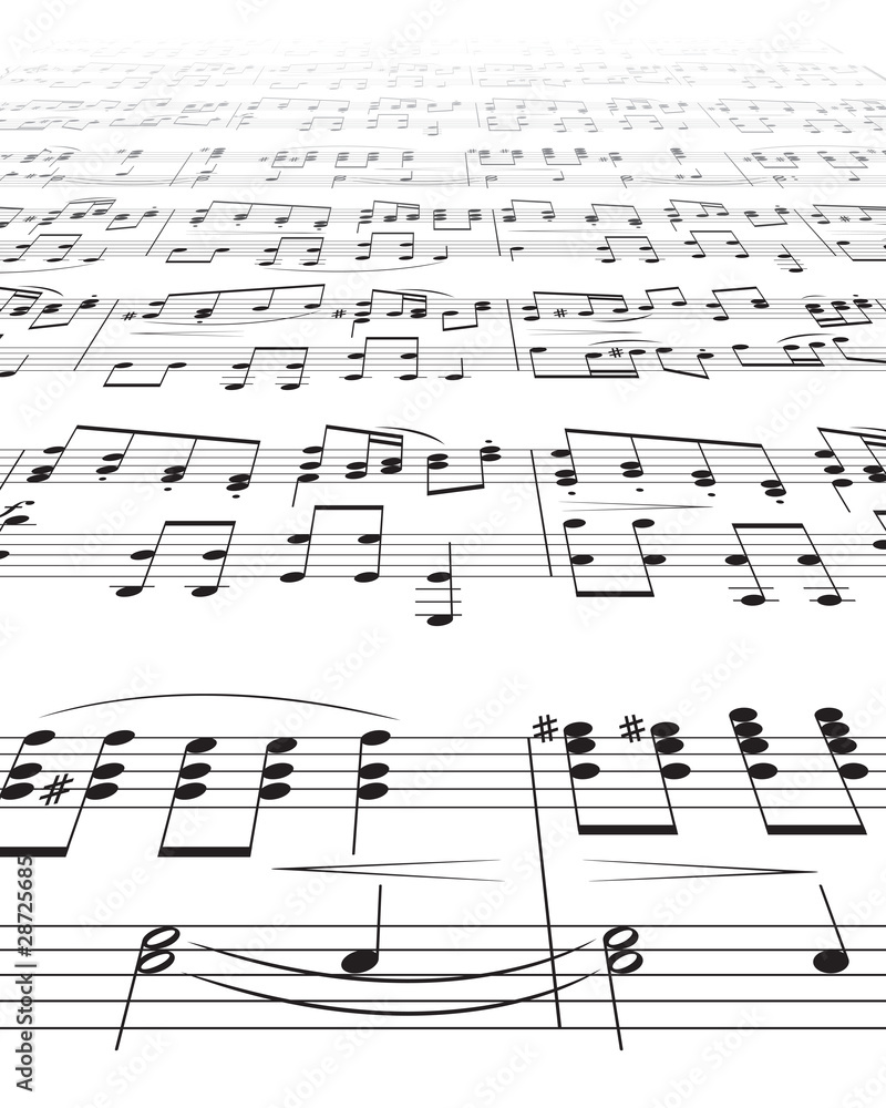 Obraz premium Music Notes Texture