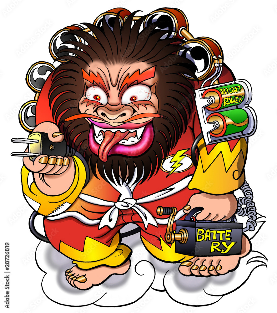 Obraz premium 雷神