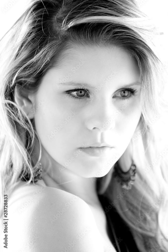 Naklejka premium Beautiful blonde woman