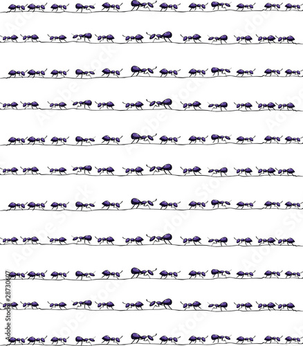 Background Illustration of marching ants