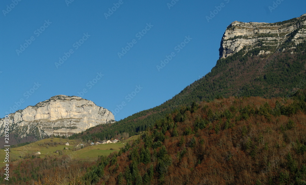 Naklejka premium massif de chartreuse