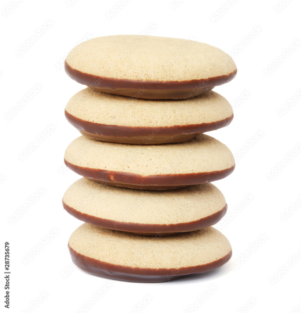 Cookies with chocolate